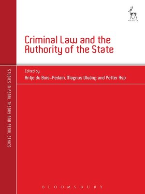cover image of Criminal Law and the Authority of the State